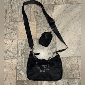 Nylon crossbody bag